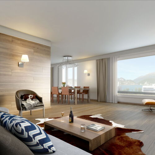 Extremely spacious 6.5-room penthouse flat in St. Moritz