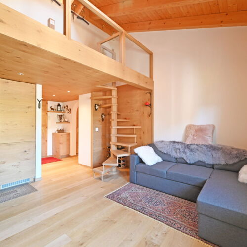 Stilvolle 2.5-Zimmer-Wohnung mit Galerie und grossem Disporaum in Celerina